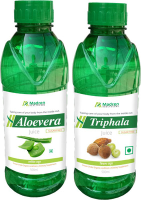 

Madren Healthcare Aloevera Juice & Triphala Juice 1000 ml(Pack of 2)