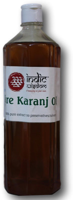 

IndicWisdom Pure Karanj oil Extract Oil Plastic Bottle(1000 ml)