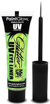 

PaintGlow Glitter UV Neon Eye Liner, Mint Green 15 ml(Green)