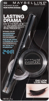 

Maybelline New Lasting Drama Gel Eye Liner (950 Blackest Black) 3 g(No. 950 Blackest Black)