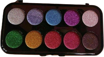 

dios HUDA BEAUTY Glitter Eyeshadow Multi Colors 12 g(Black)