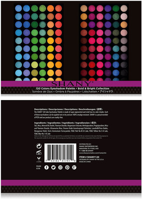 

SHANY Cosmetics Eyeshadow Palette, Bold and Bright Collection 40 g(Multicolor)