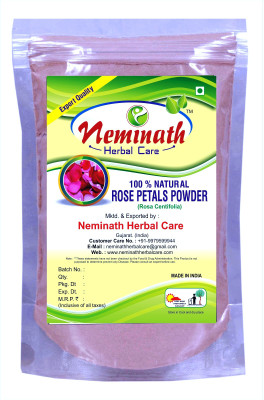 

Neminath Herbal Care Rose Petals (ROSA CENTIFOLIA) Powder for GLOWING PINK SKIN NATURALLY (227Grams)(227 g)