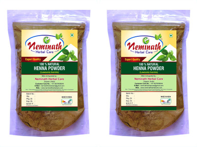 

Neminath Herbal Care Henna Leaves (Lawsonia Inermis) Powder As Hair Colorant Naturally Combo (200 Grams)(200 g)