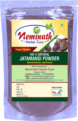 Neminath Herbal Care Jatamansi Root (Nardostachys Jatamansi) Powder For Rejuvenating Hair Roots Naturally (100Grams)(100 g)