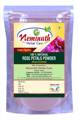 

Neminath Herbal Care Rose Petals (Rosa Centifolia) Powder For Glowing Pink Skin Naturally (100Grams)(100 g)