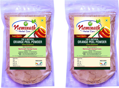 

Neminath Herbal Care Orange Peel (Citrus Aurantium) Powder For Naturally Glowing Skin (Pack Of 2) (200 Grams)(200 g)