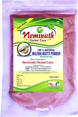 

Neminath Herbal Care Multani Mitti (FULLERS EARTH) Powder For REMOVE SUN TAN NATURALLY (227Grams)(227 g)