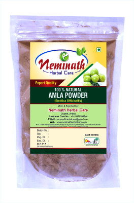 

Neminath Herbal Care Amla Fruit (Emblica Officinalis) Powder As Hair Vitalizer Naturally (100 Grams)(100 g)