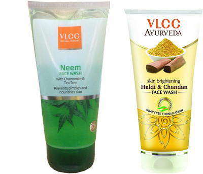 

VLCC Neem face wash 150ml + Haldi chandan face wash 100ml Face Wash(250 ml)