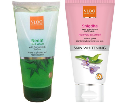 

VLCC Neem face wash 150ml + Snigdha face wash 100ml Face Wash(250 ml)