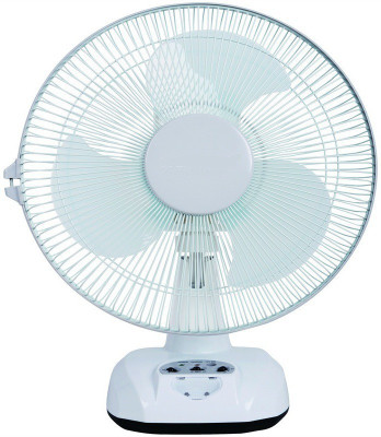 

care 4 Rechargeable 12" AC/DC with led light, oscillation option, 3 speed control, 3 blade 3 Blade Table Fan(multicolor, Pack of 1)