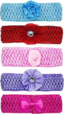 

FAVINO Flower Baby Headband Head Band(Multicolor)