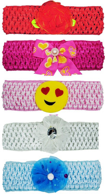 

FAVINO Flower Baby Headband Head Band(Multicolor)