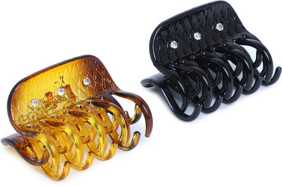 

SVAZ Hair claw / Hair clutcher / Hair accessories for Women and Girls Set of 2 Hair Claw(Multicolor)