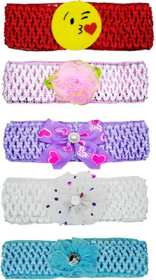 

FAVINO Flower Baby Headband Head Band(Multicolor)