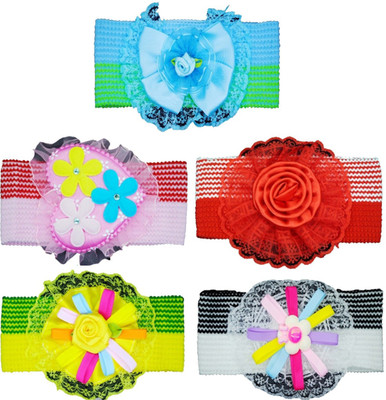 

FAVINO Flower Baby Headband Head Band(Multicolor)