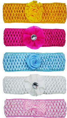 

FAVINO Flower Baby Headband Head Band(Multicolor)