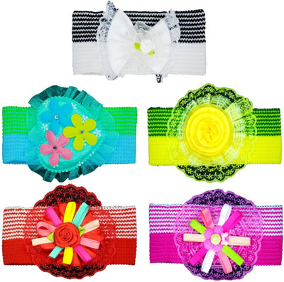 

FAVINO Flower Baby Headband Head Band(Multicolor)