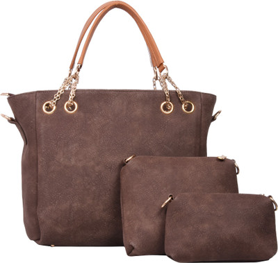 

Suprino Hand-held Bag(Brown)