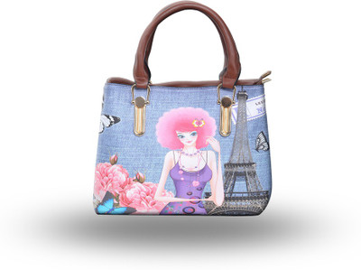 

violet Hand-held Bag(Brown)