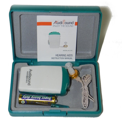 

NSC Pocket Model 232 for Unisound hearing mild to moderate loss Elderly Best Choice In the Ear Hearing Aid(White)