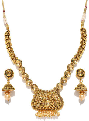 

You Bella Alloy Jewel Set(Gold)