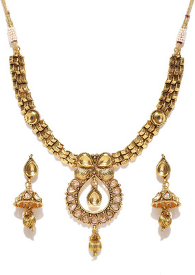 

You Bella Alloy Jewel Set(Gold)