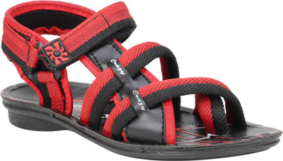

Claptrap Boys Velcro Sports Sandals(Black
