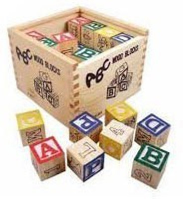 

Abaj Wooden Blocks Letters Numbers(Multicolor)