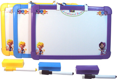 

Parteet Learning Two in One Slate with White and Black Board for Kids(Multicolor)