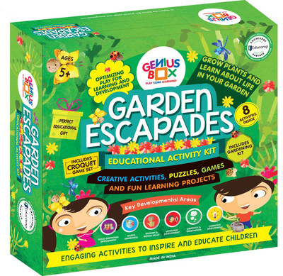 

Genius Box Learning and Educational Toys for Children: Garden Escapades Activity Kit / Educational Kit / Learning Toy / STEM(Multicolor)