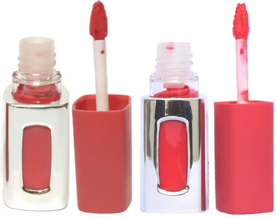

tanvi27 Matte Super Stay(CATTY PEACH & FUSION PINK)