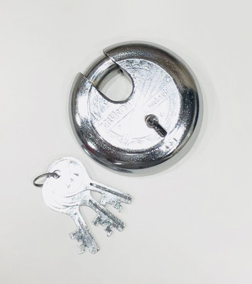 

Mahavir munch mhavir lock Padlock(Silver)