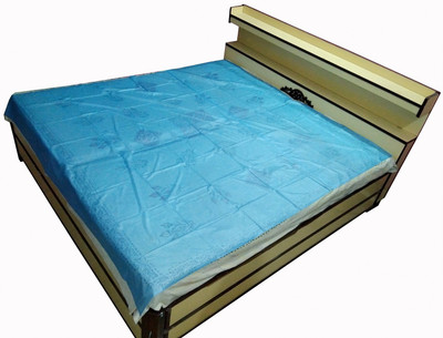 Deerosita Plastic Baby Bed Protecting Mat(Blue