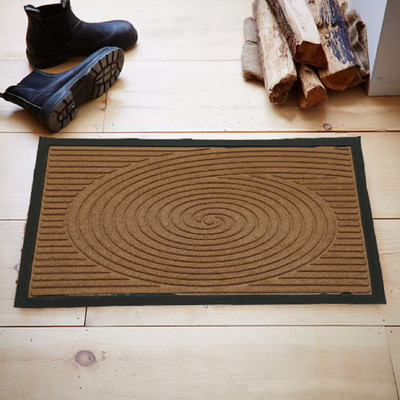 KUBER INDUSTRIES Plastic Door Mat(Green, Free)