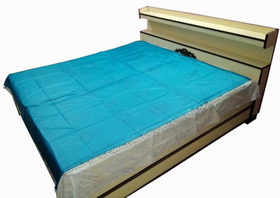 

Deerosita Plastic Baby Bed Protecting Mat(Blue