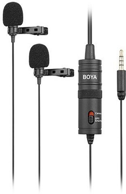 BOYA By-M1DM Dual omni-directional Lavalier Microphone Microphone