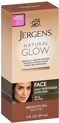 

Jergens Natural Glow Daily Facial Moisturizer Medium To Tan Skin Tones(59.15 ml)