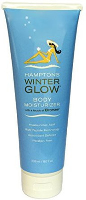 

Hamptons Glow Winter Glow Gradual Tanner W Kiss Of Sunless Color Natural Looking Radiance Skin Firming Peptide Complex(236.59 ml)
