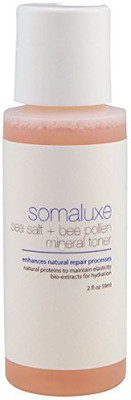 

Somaluxe Sea Salt Bee Pollen Mineral Toner W Vitamin B Ginseng & Witch Hazel(59.15 ml)