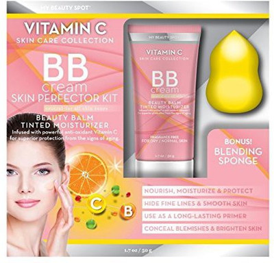 

My Beauty Spot Beauty Balm Cream Skin Perfection Kit Tinted Moisturizer Blending Sponge(30 g)