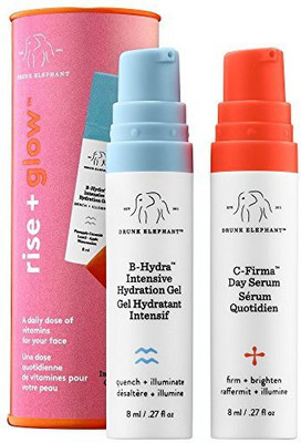 

Drunk Elephant Rise Glow Duo Morning Skin Care Set Cfirma Day Serum(8 ml)