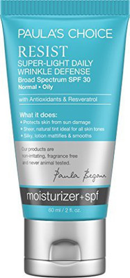 

Paula's Choice Choiceresist Superlight Daily Wrinkle Defense Spf Tinted Matte Moisturizer With Antioxidants And Resveratrolfor The Face Tube(60 ml)