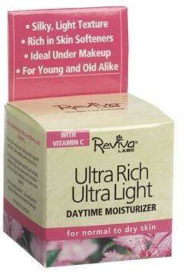 

Reviva Labs Ultra Rich Ultra Light Daytime Moisturizer WVitamin C(44.37 ml)