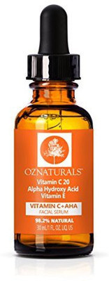 

OZ Naturals Naturals Vitamin C Skin Serum Aha Glycolic Acid For Your Face(29.58 ml)