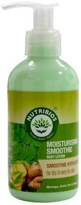 

Nutribios Moisturising Smoothie Body Lotion Moringa,Green Tea& Ginger(200 ml)