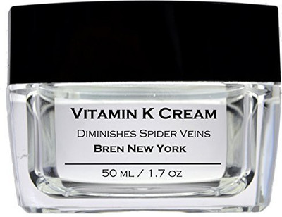 

MakeUp USA Paraben Free Vitamin K Cream To Help Eliminate Spider Veins And Broken Blood Vessels(50 ml)