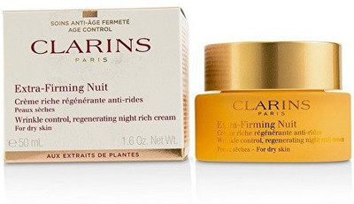 

Clarins Extrafirming Nuit Wrinkle Control Regenerating Night Rich Cream Dry Skin(50 ml)