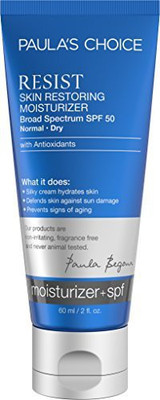 

Paula's Choice Resist Skin Restoring Moisturizer With With Shea Butter And Niacinamide Broad Spectrum Sun Protection For Dry Sensitive Skin Of The Face And Neck(59.15 ml)